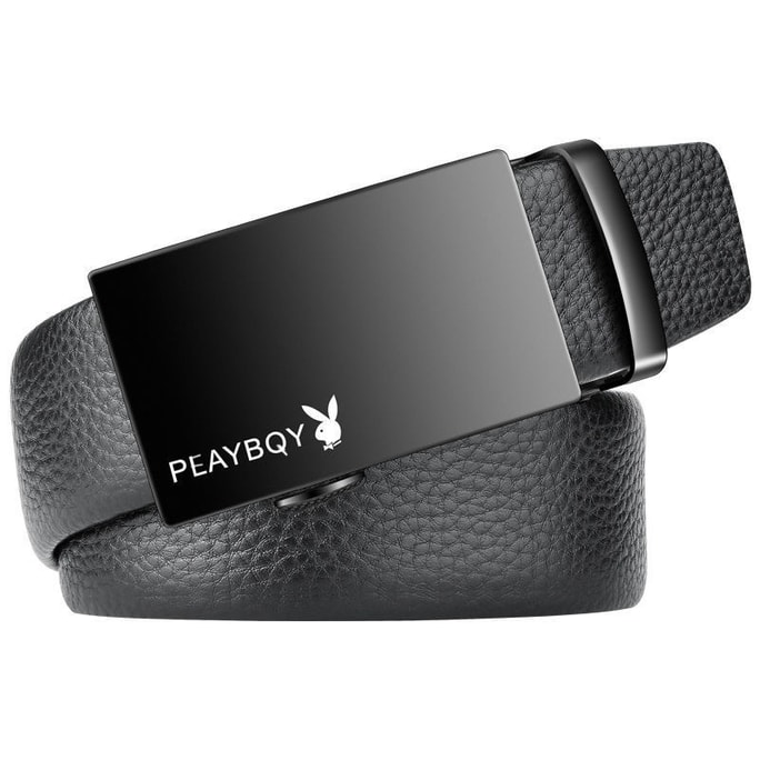 High-grade leather automatic buckle belt cowhide business belt