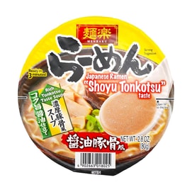 Menraku Japanese Ramen - Instant Noodles , Shoyu Tonkotsu Flavor, 2.8 oz