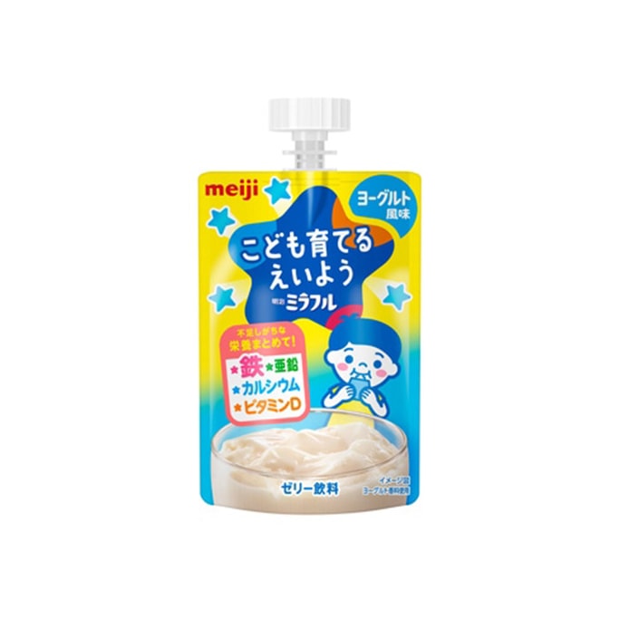 【日本直效郵件】 日本 MEIJI 明治寶寶神奇果凍 優格口味 100g