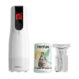 [북미 직배송 2-3일] 춘풍 뉴 걸프렌드 넷이즈 원리 2세대 스마트 회전 및 수납형 메타버스 자위기 - 뉴 걸프렌드 - 원리 2세대 호스트 + 나코 라이너(윤활유 미포함) 1개