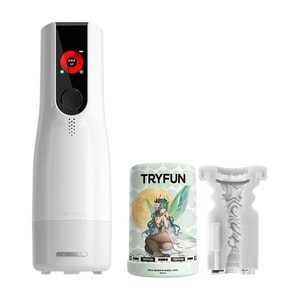 【北米から直送 2-3日】Chunfeng New Girlfriend NetEase Yuanli 2代目 スマート回転・伸縮式メタバースオナホール - New Girlfriend - Yuanli 2代目 ホスト + Nako ライナー（潤滑剤は付属しません）1個