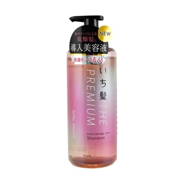 ICHIKAMI The Premium Extra Damage Care Silky Smooth Shampoo, 16.2 fl oz