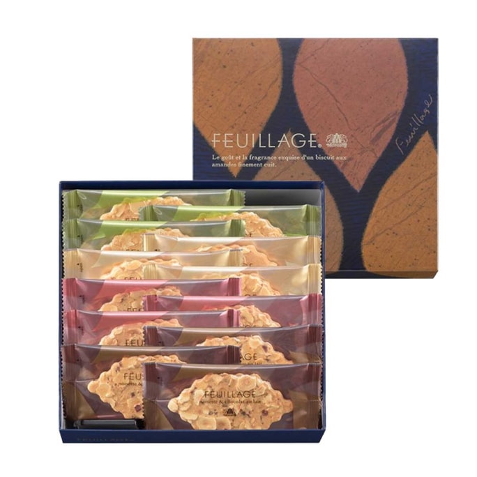 Morozoff Leaf Milk Almond Chocolate Sandwich Cookies 12pcs