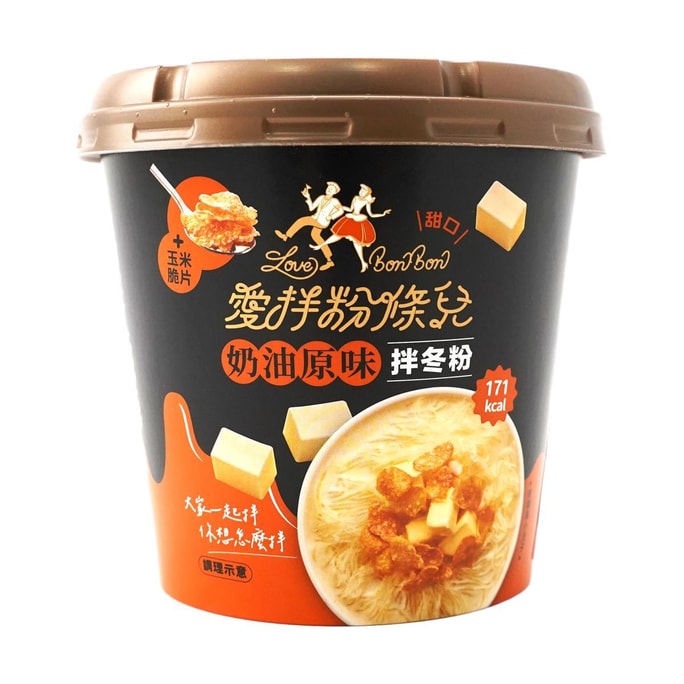 爱拌粉条儿 奶油原味拌冬粉 51g【附带玉米脆片】
