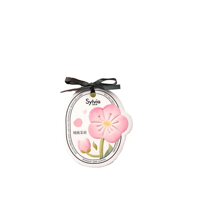 Aromatherapy Card Indoor Bedroom Wardrobe Home Light Fragrance Lasting Peach Jasmine 1 Piece