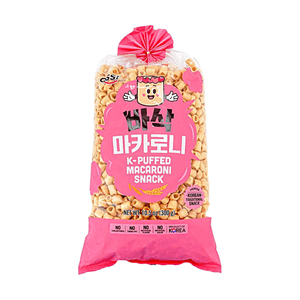 K-Puffed Macaroni Snack 10.5 oz【Traditional Korean Craft】【Crispy Snack】