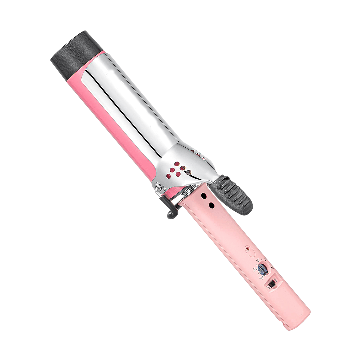 VODANA Glam Wave Curling Iron Pink 40mm Free Volt - Yami.com