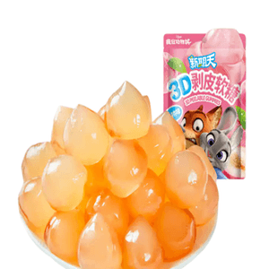 White Peach Flavor Gummies 1 Bag 75g