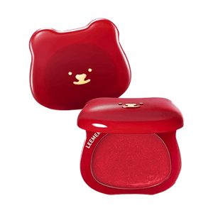 Apple Series, Shimmer Glitter Blush Multi-Use Cream #LG08 Red Fuji - Snow Fairy 【True Apple Red Glow】