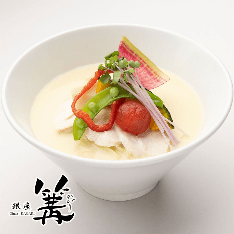 Ginza KAGARI White Chicken Soup Soba 5 servings /Famous