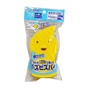 [일본 직배송] 즈비즈바 양면 스펀지, 설거지 도구, 오염 제거 수세미 1개