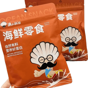 Fried squid shreds and crab roe flavored casual drama snacks [2 packs inside] 70g * 1 pack