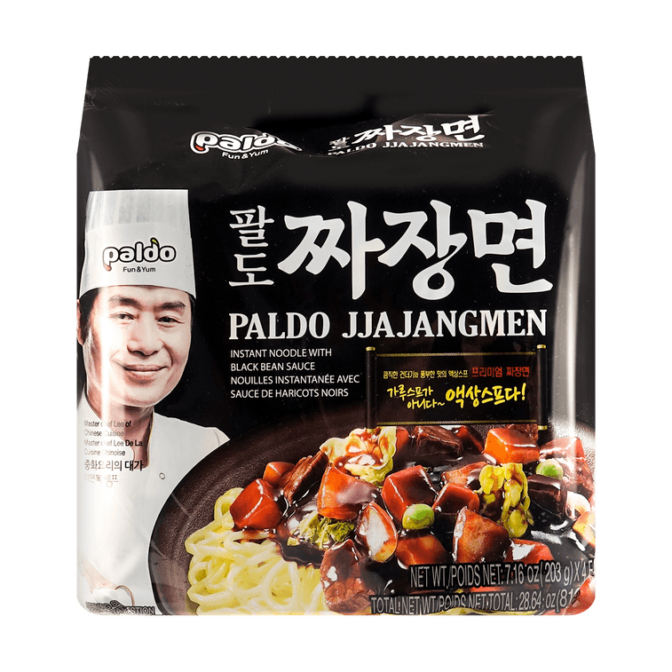 韩国PALDO八道 上品炸酱面 4包入 812g 包装随机发 4