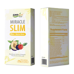 美国纯植物天然排毒抑制食欲瘦身减肥果冻 健康美味  一天一包酸甜可口 GMP Vitas Miracle Slim 15g x 15包