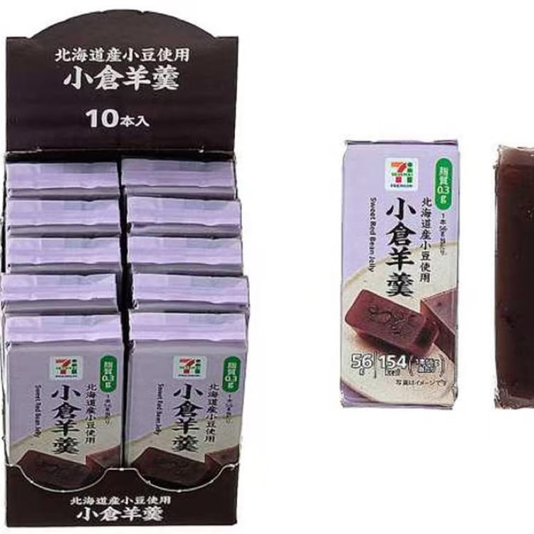 日本からの直送】日本711コンビニ小倉羊羹1個 ヘルシーな日本の