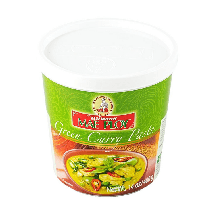 Green Curry Paste , 14 oz 【For Curry Chicken and Curry Vegetables】【No MSG , NO Preservative】 5