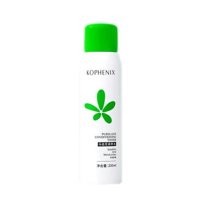 [중국에서 온 다이렉트 메일] Kong Fengchun Purslane 컨디셔닝 워터 200ml 하이드레이팅 모이스춰라이징 스프레이 수딩 리페어 토너 오일 컨트롤 주름 방지 로션
