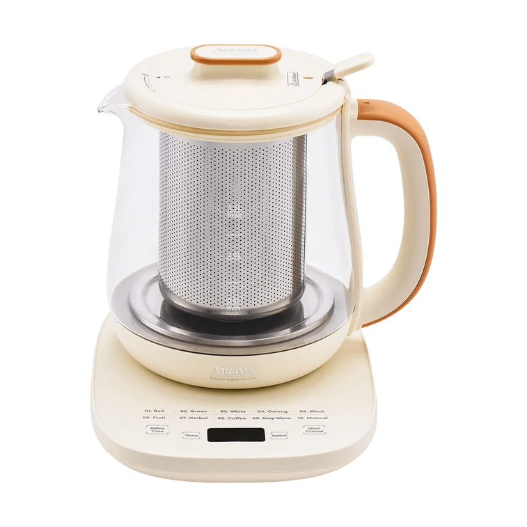 Multi-Function Digital Glass Tea Maker, 50.72 fl oz 6-Cup with 16 Heat Settings AWK-705 7