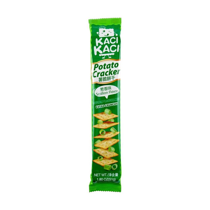 KACIKACI 喀吱脆薯脆餅乾洋芋片 蔥香 51g