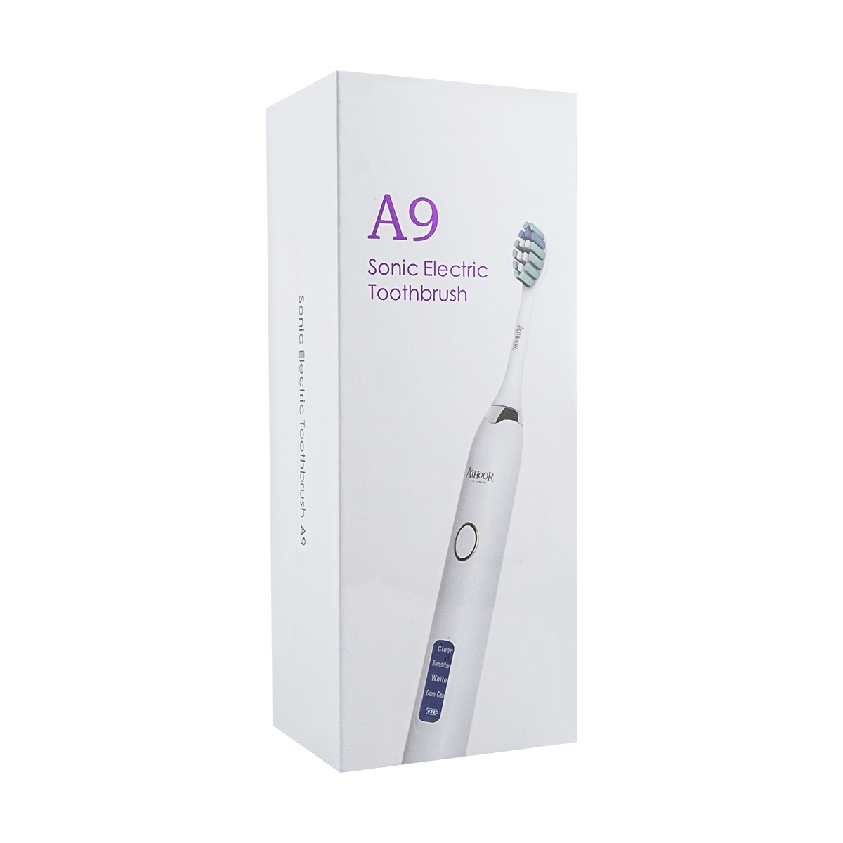 Aihoor Sonic Electric Toothbrush Lcd Wireless Rechargeable Come With 3 Brushheads Pink Yami