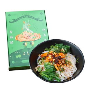 Green plum vinegar Cold Rice Noodles, convenient and quick sour and refreshing cold mixed rice noodles from Dali, Yunnan 275g