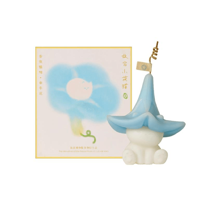 Palace Museum Taobao   Palace Museum Little Flower Cat Aromatherapy Candle Morning Glory 115g