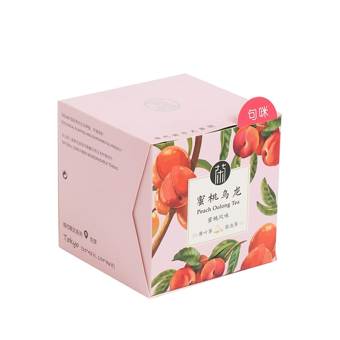 Peach Oolong Original Leaf Tea Bag Tea Triangular Tea Bag Independent Packaging 10 Bags 30 Grams