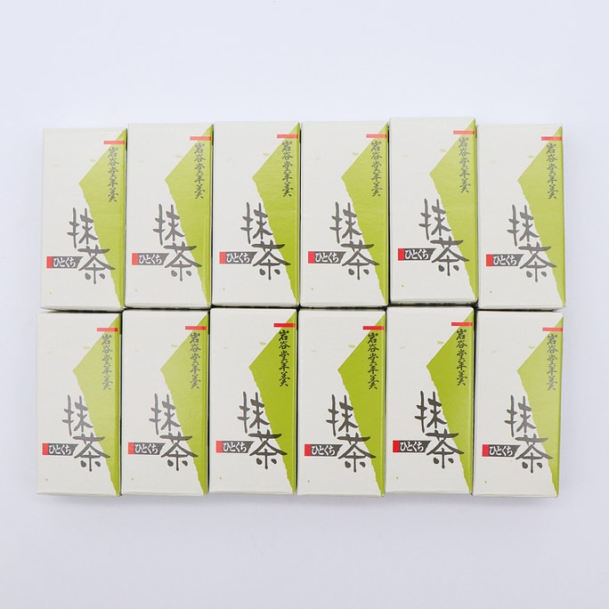 日本 回進堂 一口羊羹 抹茶味 12個裝