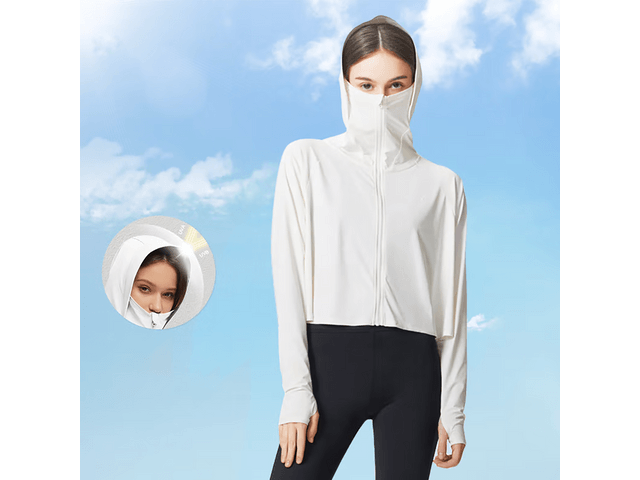 Get Beneunder Sun Protection Clothing UPF50+ Ice Touch Series-Rand Shawl  White 165/88A 1 each Delivered