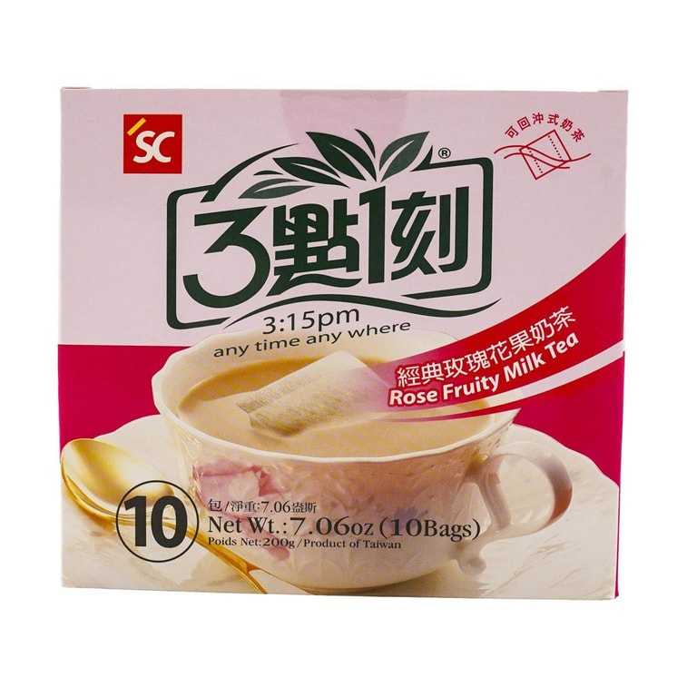 Rose Fruity Milk Tea 10Bags, 7.05 oz 4