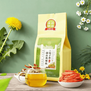 北京同仁堂 兴安保健 蒲公英菊花决明子茶 5g*30袋 养肝护肝茶 熬夜降火茶 明目清肝养生茶