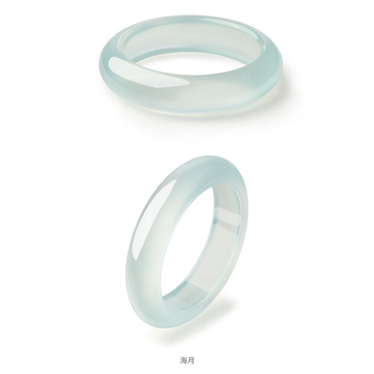 【中国直邮】 周大生 蜜糖玉石玉髓戒指高级食指戒国风手饰生日礼物送女友 全糖 11号一个装 (限量两个) 4