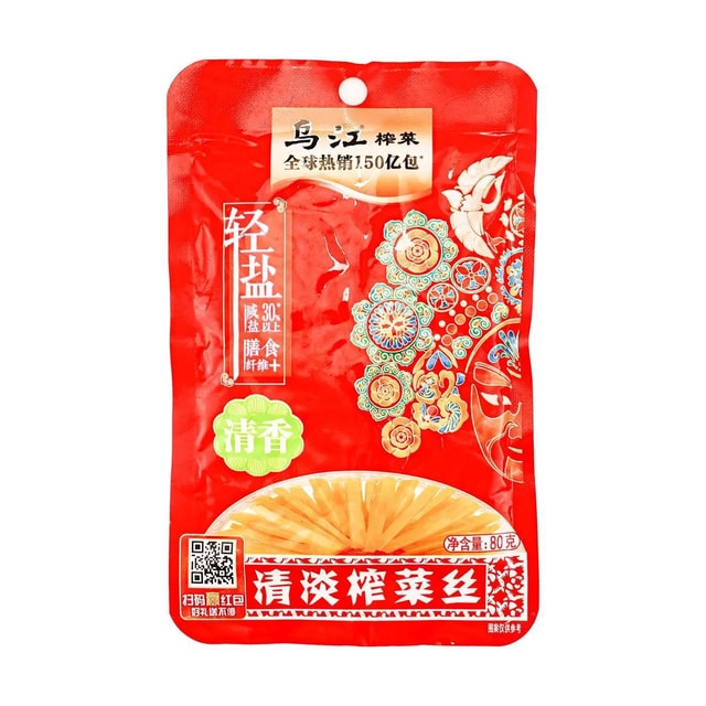 6袋 乌江榨菜丝 清爽 榨菜 ザーサイ 即納！最大半額！ - その他 加工食品