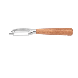 Stainless Steel Peeler with Rosewood Handle, 1 Piece, Square