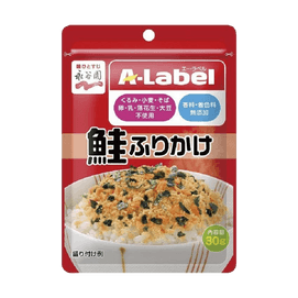 日本NAGATANIEN永谷园 A-LabelA标签系列 鲑鱼饭素 三文鱼拌饭香松 30g【不含小麦牛奶鸡蛋过敏原】【无香精色素】