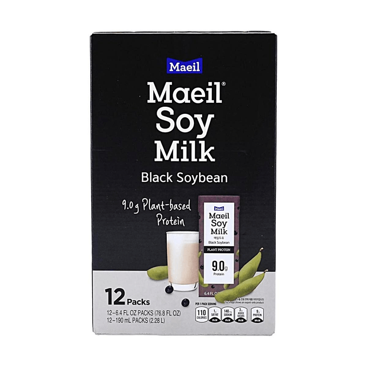Soy Milk Plant Protein, Black Soybean Flavor, 6.4 fl oz*12 Pack, 76.8 fl oz 【Contains Brown Rice】【Vegetarian】 5