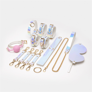 PinklemonLA BDSM Laser Dazzle Professional Conditioning Set Bondage Bondage Whip Traction 