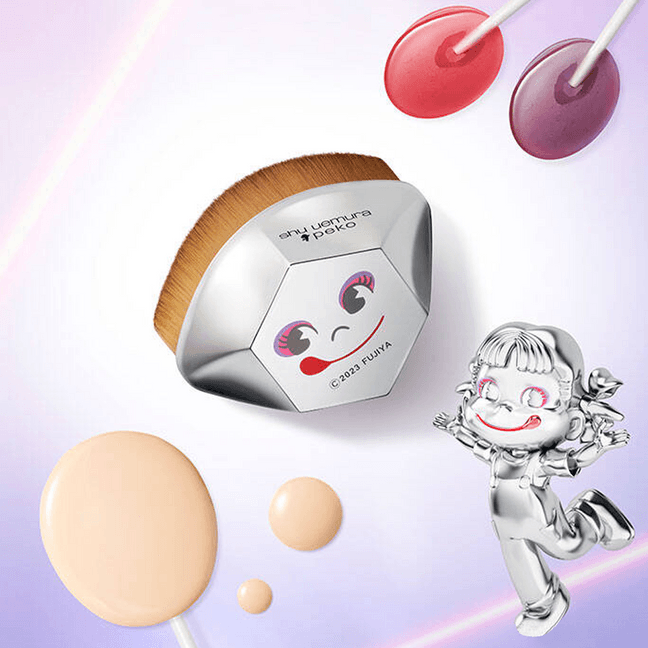No. 55 seamless brush foundation brush professional makeup brush||Fujiya spring and summer limited edition