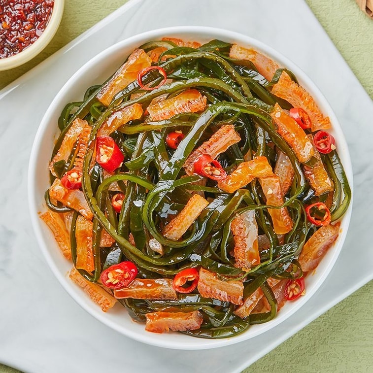 Hunan Specialty Kelp Shreds Konjac Snack 10 packs approx. 120g Spicy Konjac Vegetarian Mala Snack Vegetarian Tripe 6