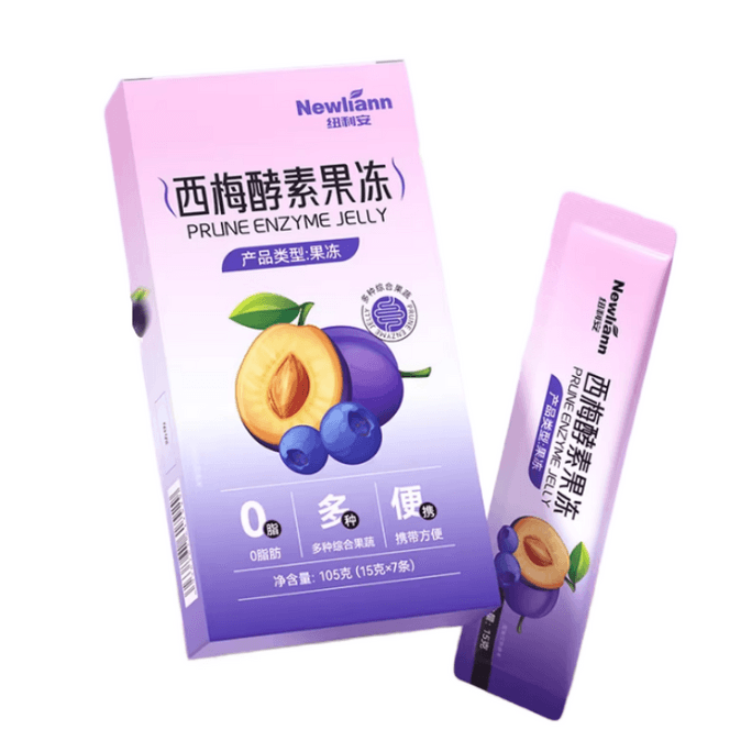 纽利安 西梅酵素果冻益生元菌清肠孝素排宿便果蔬汁1盒装(15克*7条)