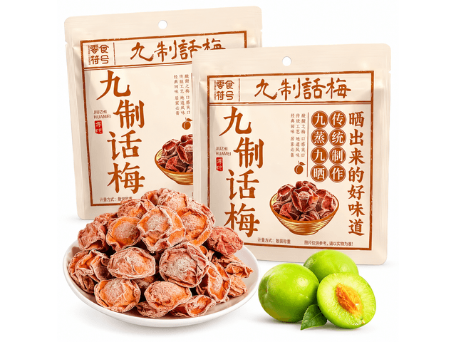 零食符號零食符號九製話梅2包裝【就愛這一口酸唧唧】【在家DIY話梅檸檬