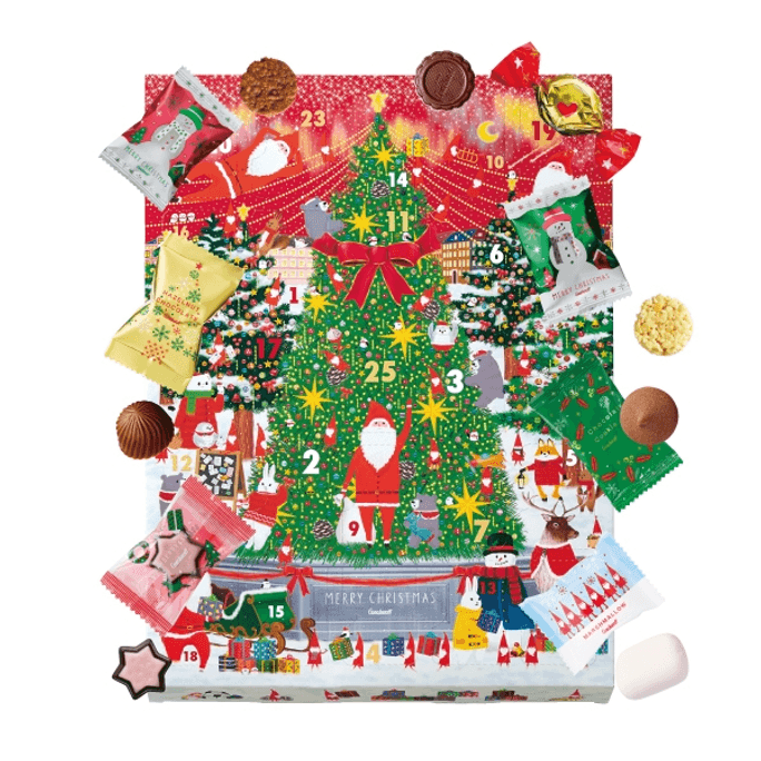 Goncharoff 2023 Christmas Chocolate Cookie Set - Joyful Advent Calendar