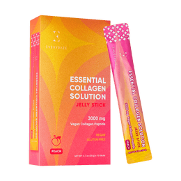 Essential Collagen Solution Jelly Stick, Peach Flavor, 10 sticks