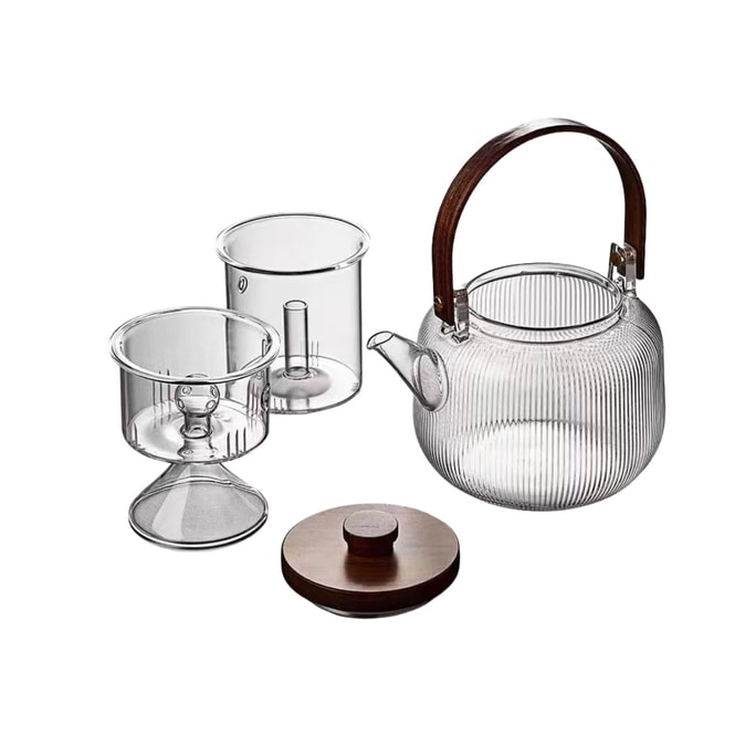  Glass teapot 1000ml 1 set