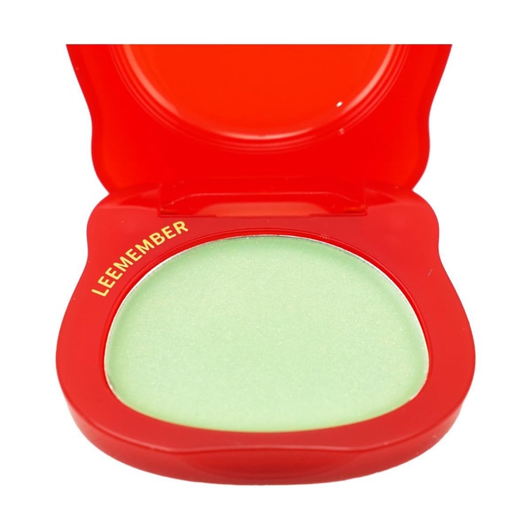 Apple Series, Shimmer Glitter Blush Multi-Use Cream #LG07 Green Apple【Transparent Silver Glitter]】 8