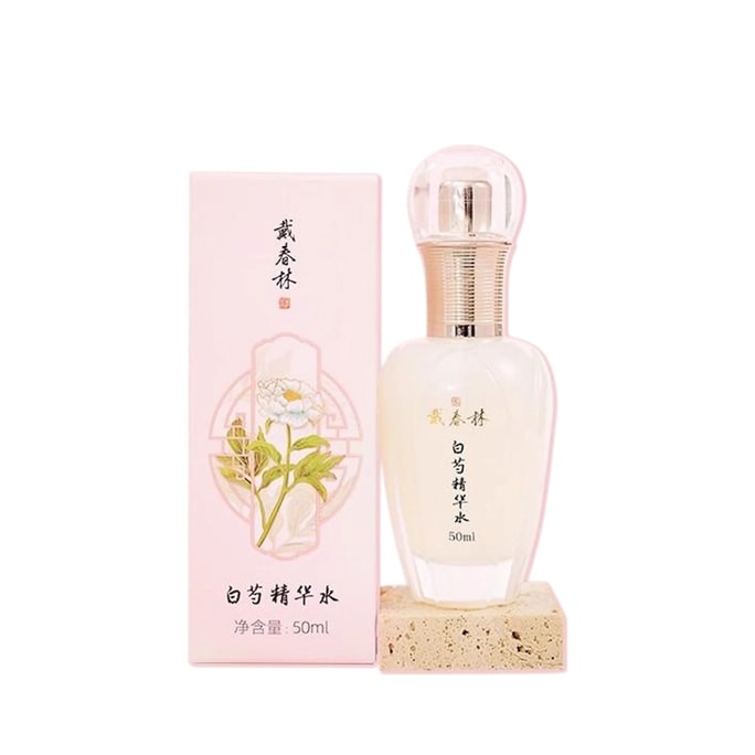 Four Seasons Essence Water White Peony Essence Water 50ml Hydrating & Moisturizing Serum White Peony Plant-Based Skincare Four Whites Formula Radiant & Clear Complexion