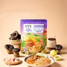 沃集鲜 傣味鲜舂牛肝菌拌米线 290g【云南风味】【酸辣爽口】