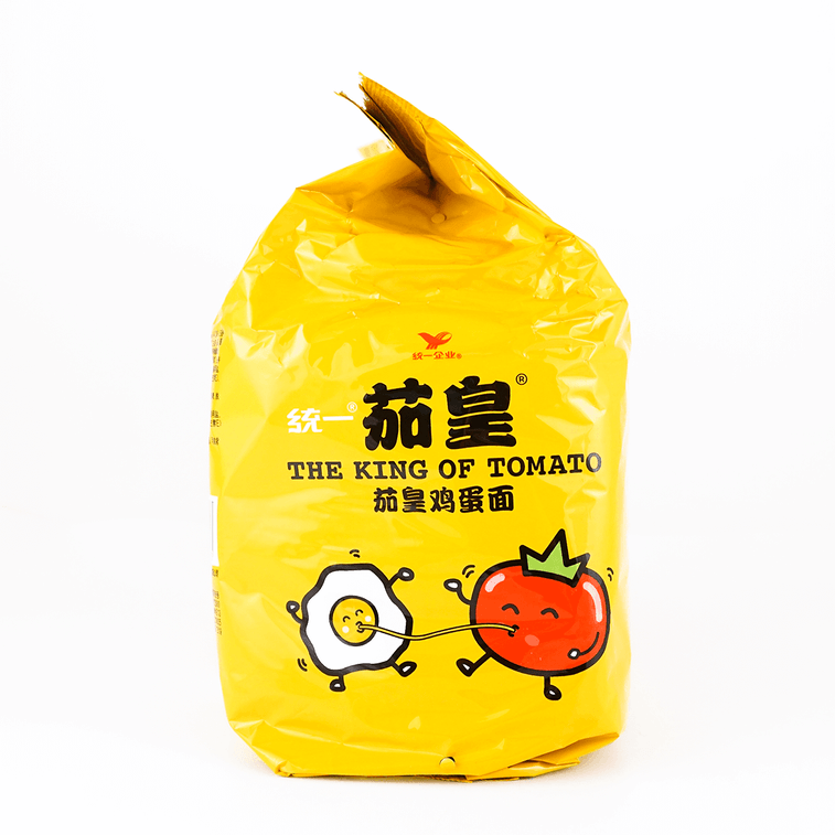 【网红爆款】统一 茄皇 方便面 番茄鸡蛋味 五连包 580g【直井怜同款】 12