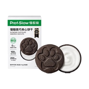 【中国直邮】 慢教授 低GI慢糖奥巧夹心饼干  96g