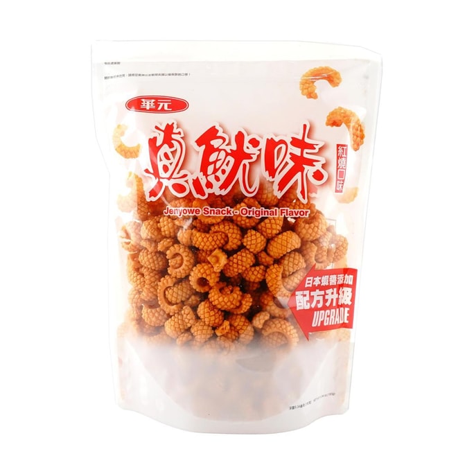 台灣華元 珍魷口味 魷魚捲 185g【膨化小吃】
